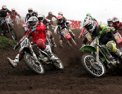 Dean Moor Motocross racing for the West Cumbria Motocross club